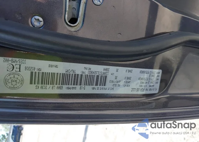 1C6RR7GT2JS249631: 40425213