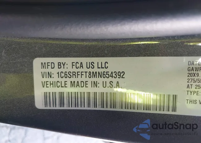 1C6SRFFT8MN654392: 40424408