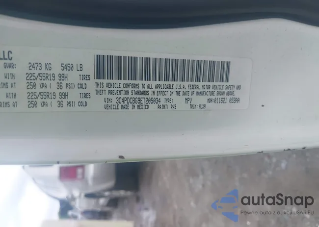 3C4PDCBG9ET205034: 40425705