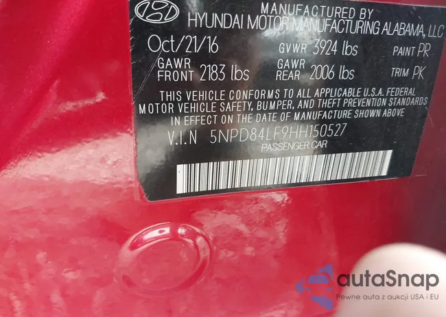 5NPD84LF9HH150527: 40427324