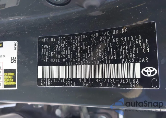 5YFB4MDE2RP193944: 40426463