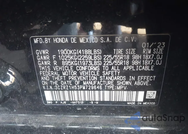 3CZRZ1H53PM729646: 40428970