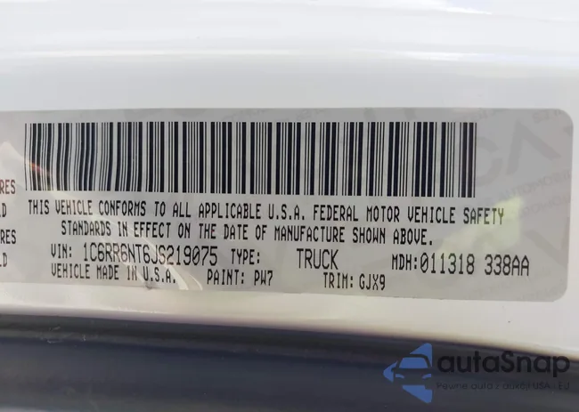 1C6RR6NT6JS219075: 40429464