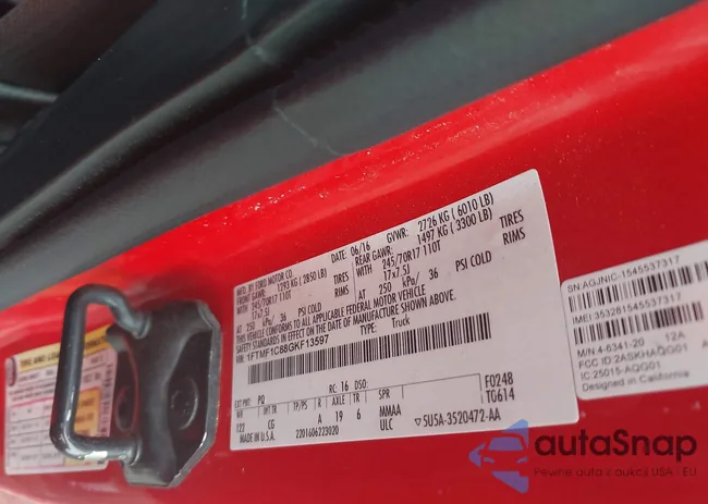 1FTMF1C88GKF13597: 40429531