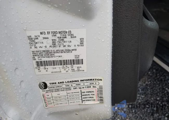 1FTFW1E8XAFC11363: 40432620