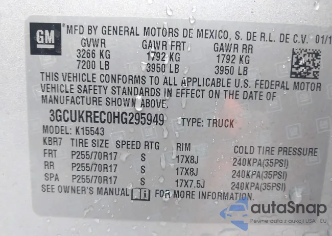 3GCUKREC0HG295949: 40433800