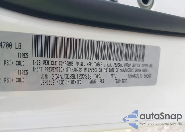 3C4NJDDB9LT207919: 40436682