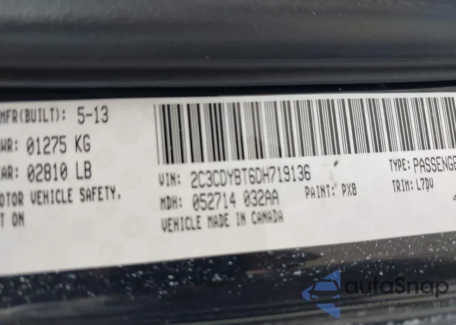 2C3CDYBT6DH719136: 40438242