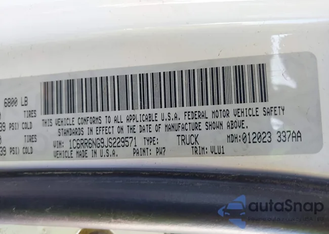 1C6RR6NG9JS229571: 40438805