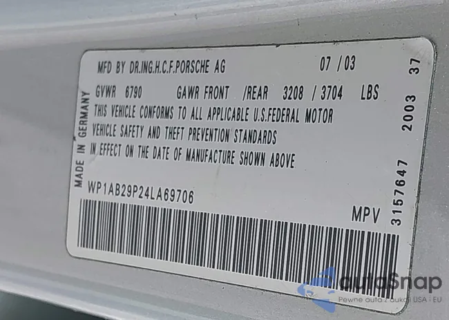 WP1AB29P24LA69706: 40443491