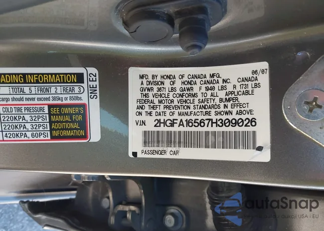 2HGFA16567H309026: 40449237