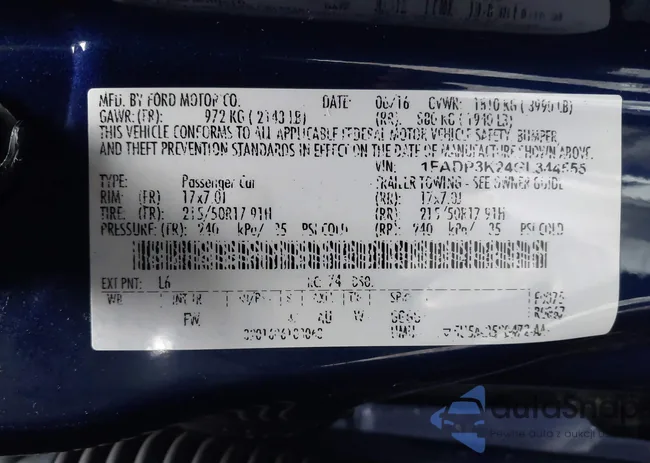 1FADP3K24GL344555: 40448622