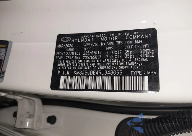 KM8JBCDE4RU348066: 40451653