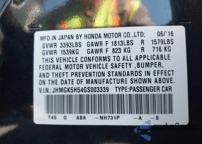 JHMGK5H54GS003339: 40453326