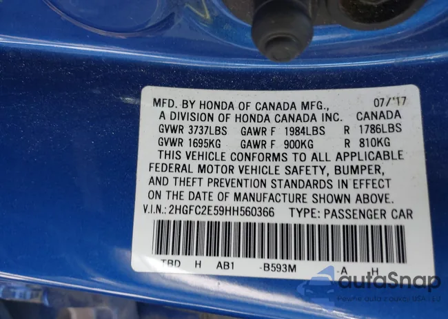 2HGFC2E59HH560366: 40453772