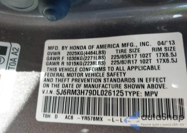 5J6RM3H79DL026125: 40457094