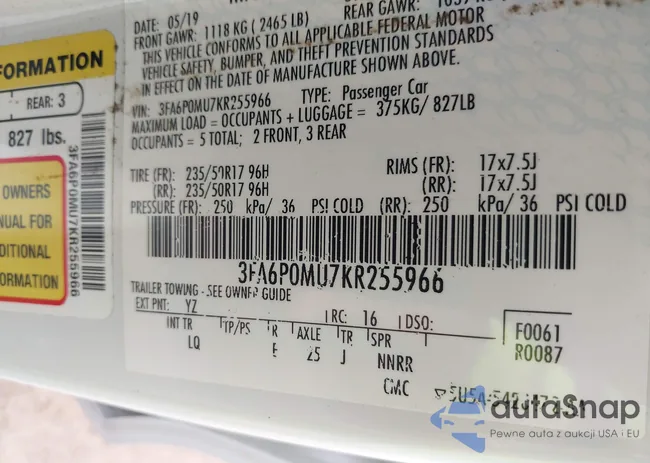 3FA6P0MU7KR255966: 40459647