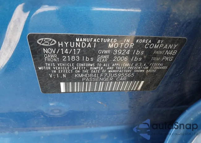 KMHD84LF7JU595565: 40461015