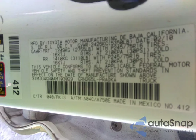 3TMJU4GN0AM103029: 40461086