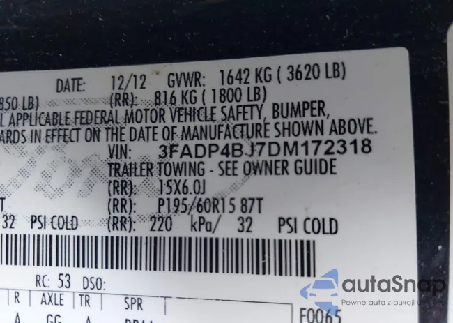 3FADP4BJ7DM172318: 40462161