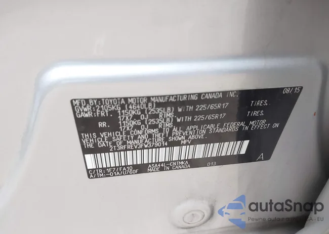 2T3RFREV3FW379014: 40461539