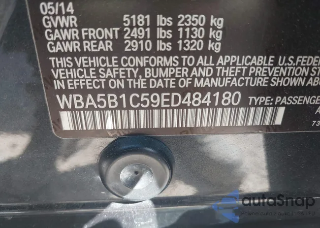 WBA5B1C59ED484180: 40463153