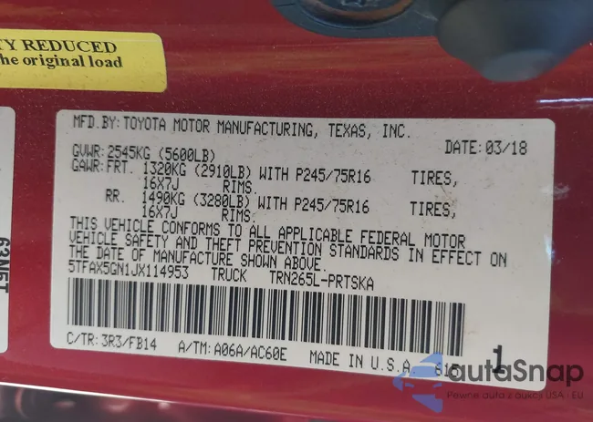 5TFAX5GN1JX114953: 40468413