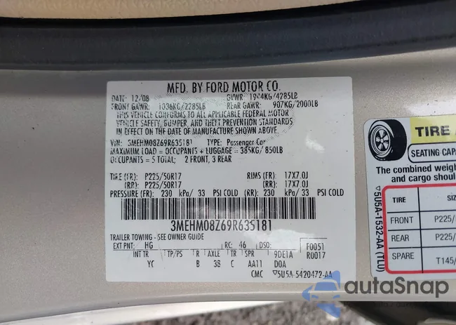 3MEHM08Z69R635181: 40474375