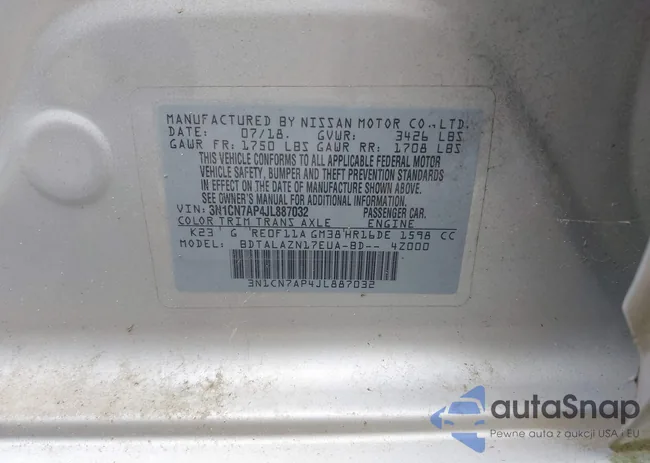 3N1CN7AP4JL887032: 40478971