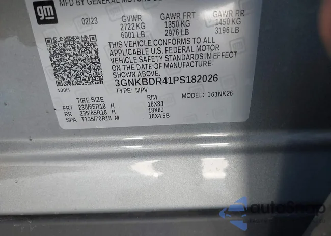 3GNKBDR41PS182026: 40483887