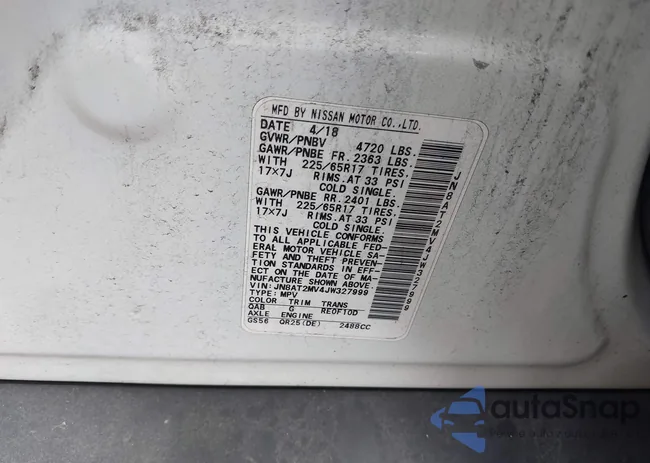 JN8AT2MV4JW327999: 40484924