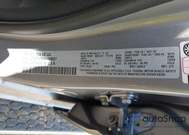 1C6SRFJT4NN448527: 40485027