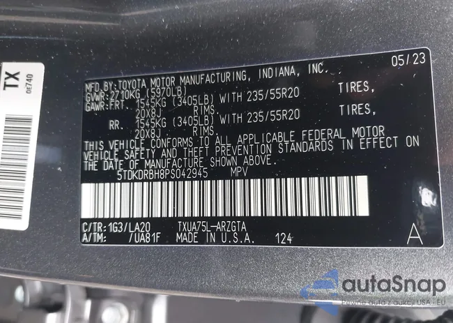 5TDKDRBH8PS042945: 40485594