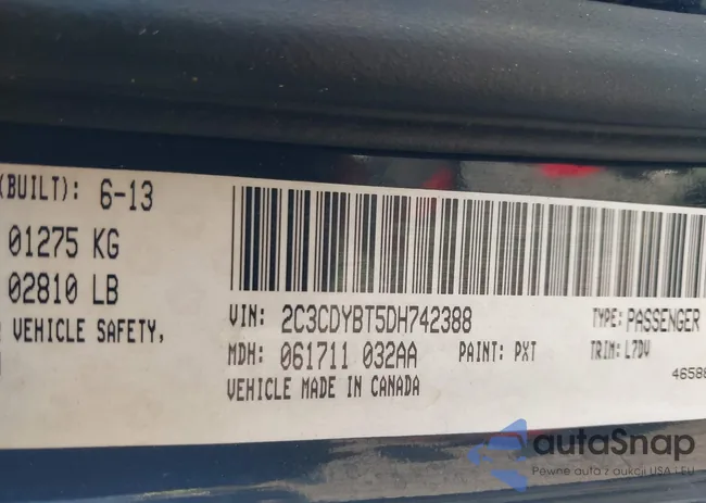 2C3CDYBT5DH742388: 40486896