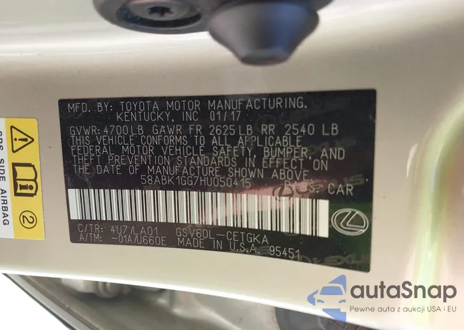 58ABK1GG7HU050415: 40490595