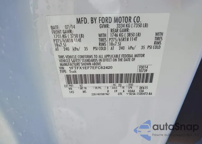 1FTFX1EF7EFC62420: 40492159