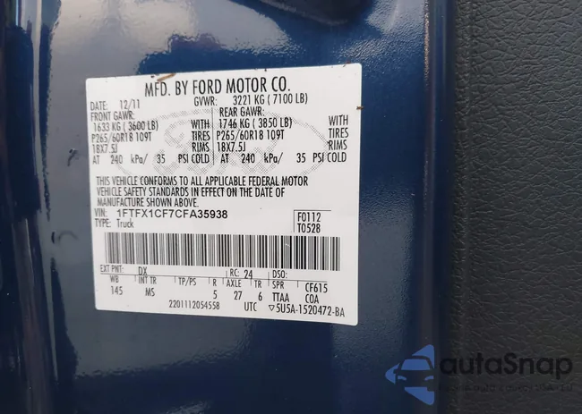 1FTFX1CF7CFA35938: 40492769