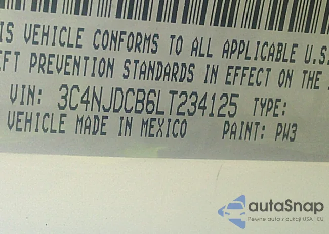 3C4NJDCB6LT234125: 40503327