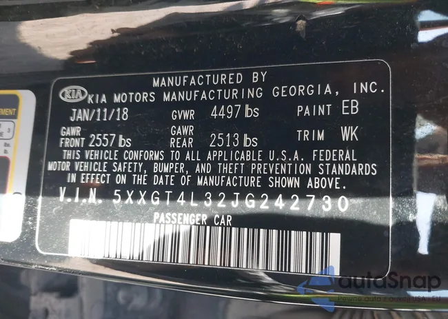 5XXGT4L32JG242730: 40509161