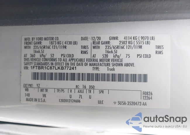 1FTBR1C87LKB77241: 39519137