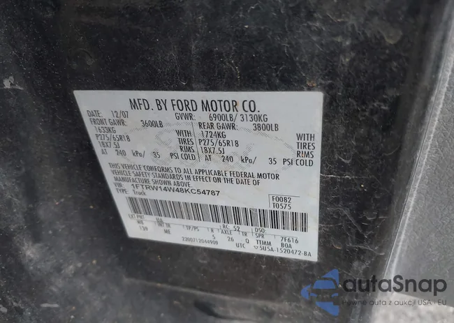 1FTRW14W48KC54787: 39524122