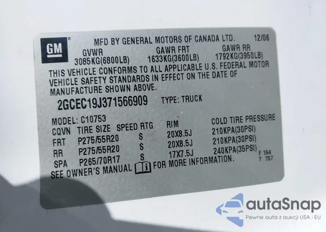 2GCEC19J371566909: 39526632