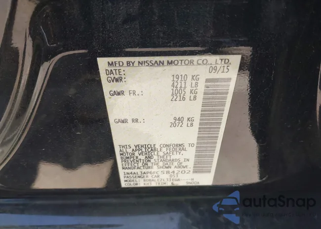 1N4AL3AP6FC584202: 39533835