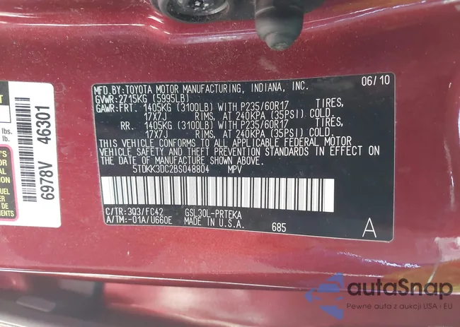 5TDKK3DC2BS048804: 39533459