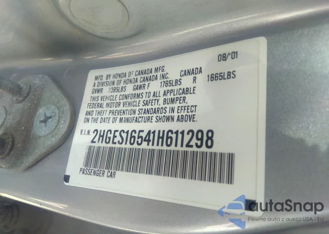 2HGES16541H611298: 39536986