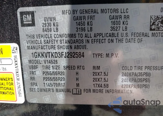 1GKKVTKD3FJ292584: 39536990