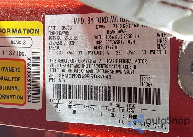 3FMCR9B69PRD82043: 39546141