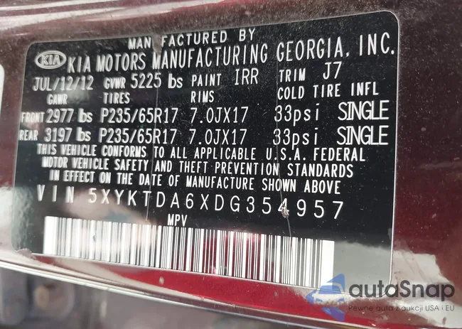 5XYKTDA6XDG354957: 39559277