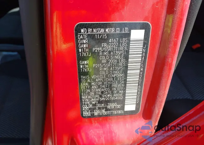 JN8AF5MV2GT654002: 39562927