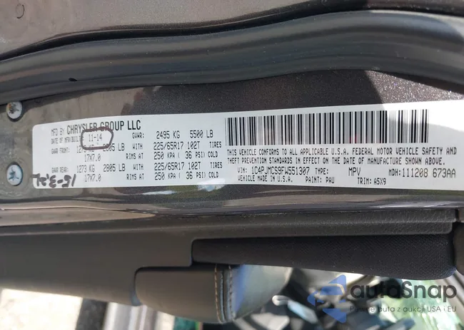 1C4PJMCS9FW551307: 39564005